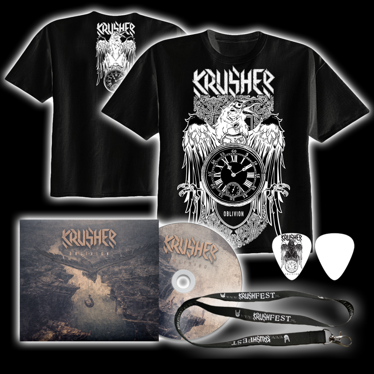Krusher - Oblivion CD + T-Shirt